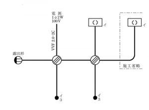 第二種電気工事士技能試験 複線図ー３路スイッチ 複線図 第二種電気工事士 技能試験対策 少人数制実技講習会実施の Ecq