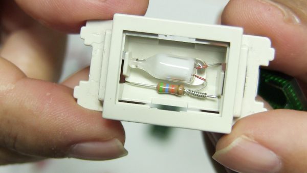 パイロットランプをLEDに変更